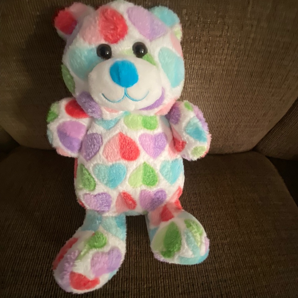 Animal adventure heart teddy bear